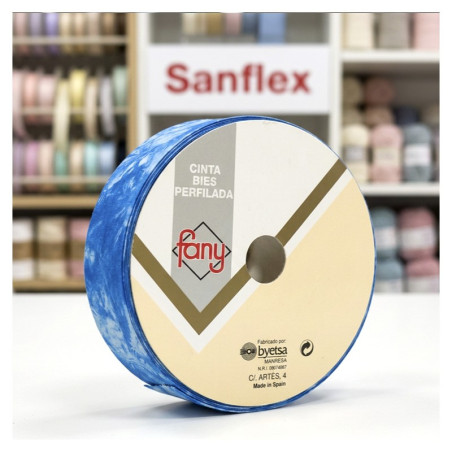 TIE DYE BIAS TAPE 7707 30MM ROLL 25 METRES