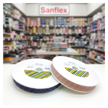BIAS TAPE 6101 POLYAMIDE LUREX GALAXY 30MM 20MT