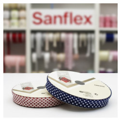 Fita adesiva de bolinhas 18 mm 25 metros