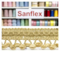 GALON CHENILLE MADRONO 7809 25MM PIEZA 125 METROS