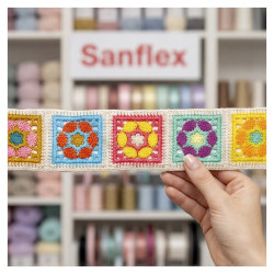 CINTA CROCHET GRANNY 70 MM LC003 1190 METROS