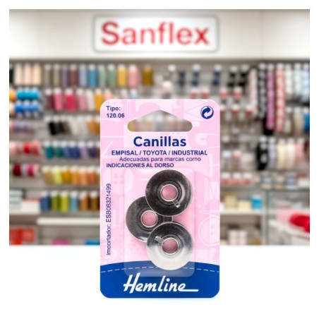 Canillas metal 120.06 maq coser industrial