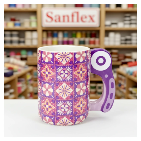 Taza ceramica asa cutter 400ml n4371.7
