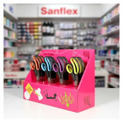 Expositor tijeras ergonomicas 25cm 4840 12 uds