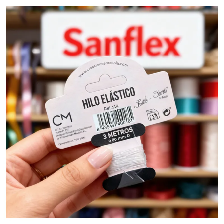 Hilo elastico silicona 119 pieza 3 mt 10 uds