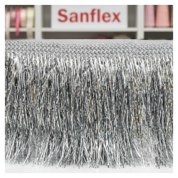 Metallic-Fransen 70 mm 25 Meter