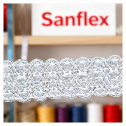 Passamaneria Lurex Oro E Argento 25mm 25 Metri