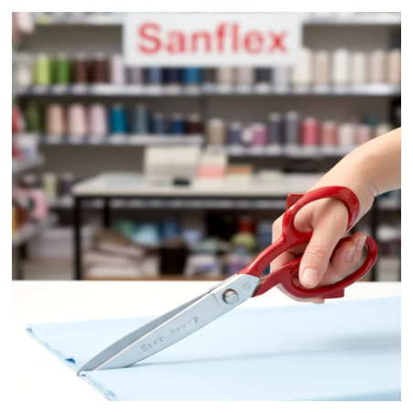 Tijeras sanflex sastre microdentada 10 pulgadas