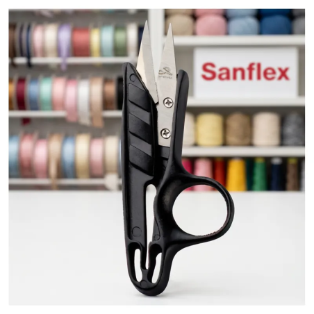 Tijeras cortahilos  con anilla sanflex serie 6