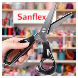 SCALLOPING SCISSORS IN CASE 9 INCHES 16022