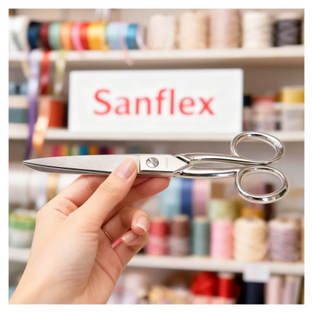 Ciseaux Gaucher Couture Sanflex