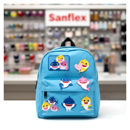 Parche estampado termoadhesivo 3508 babyshark 24ud