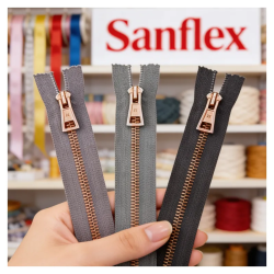 Cerniera in metallo a rete spessa nº5 12cm Confezione 3