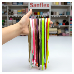 Cordón Plano 120 Cm Colores Surtidos Pack 17 Pares