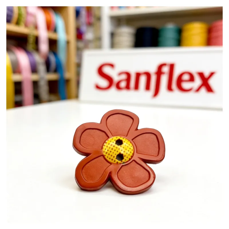 BOUTON FLEUR DILL 28mm PACK 10