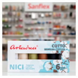 Hilo Cotto 80 170m Surtido Earth Caja 6 Bobinas