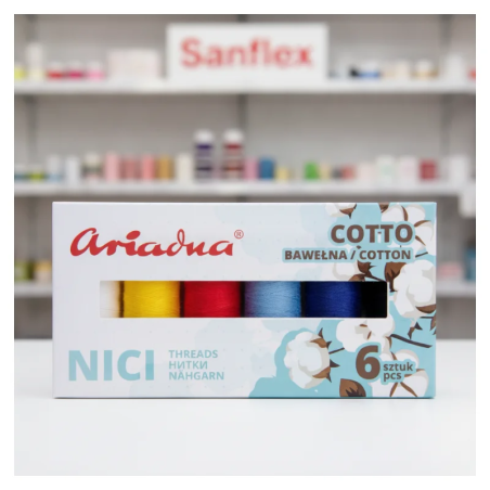 Hilo Cotto 80 170m Surtido Sky Caja 6 Bobinas