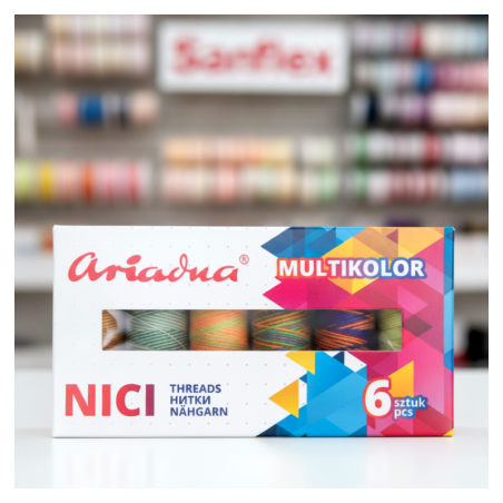 Hilo viga multicolor 80 150m earth caja 6 bobinas
