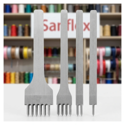 Set 4 perforadores para cuero 4mm 08910
