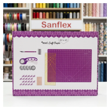 Set Corte Costura/patchwork Texi Purpura 60x45 Cm