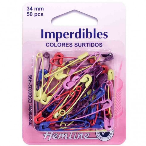 Color Safety Pins H414 AC pack 5