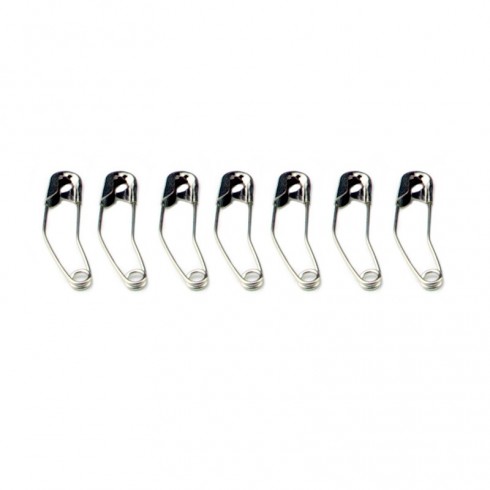 Curved safety pins 38mm Pack 5x60