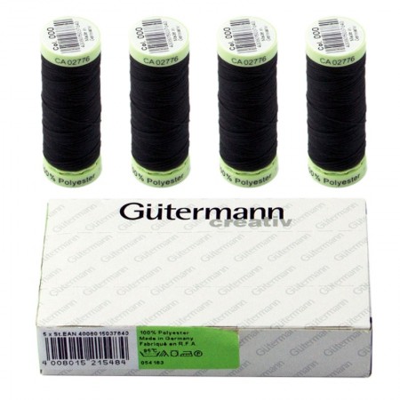 Bobina de hilo torzal 30m de Gutermann. - Merceria Montse