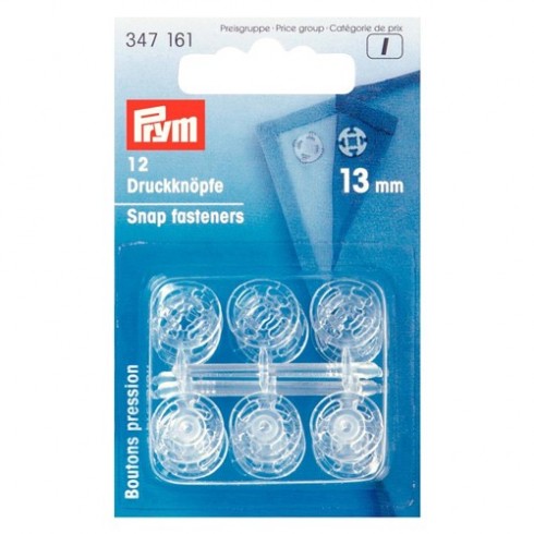 Plastic snap fasteners 13mm 347161