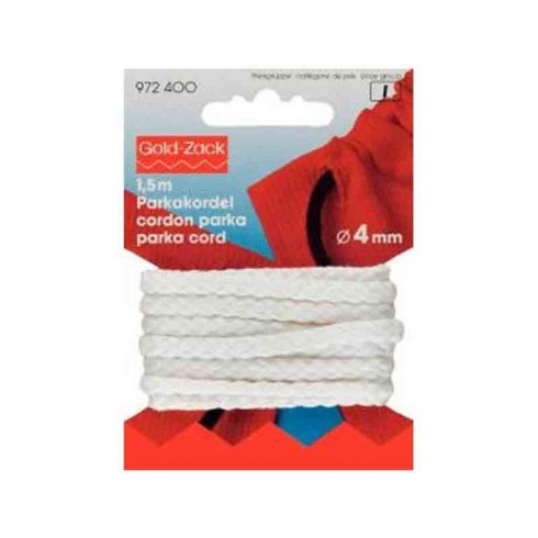 White braided cord 4mm 972400
