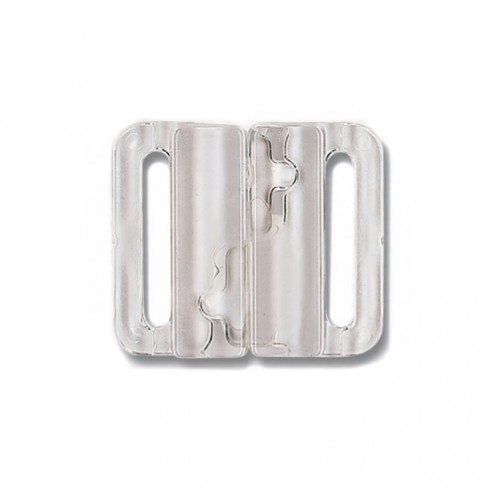 Transparent Plastic Bikini Brooch Pack 6 20 mm