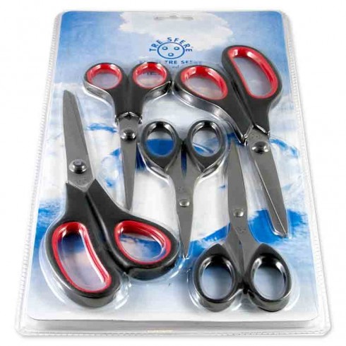 Plastic Handle Scissors 48.90085 Pack 5