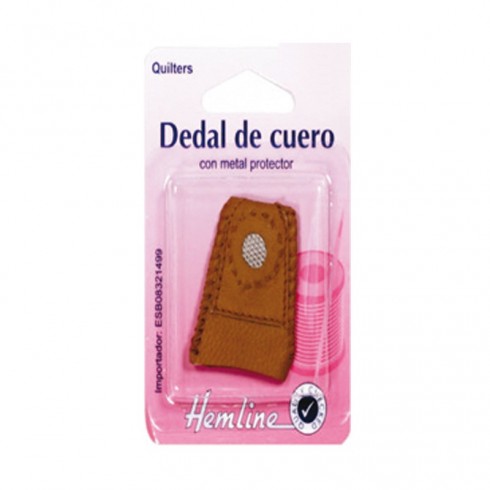 Leather Thimble With Metal Protector ER225 Pack 5 Units