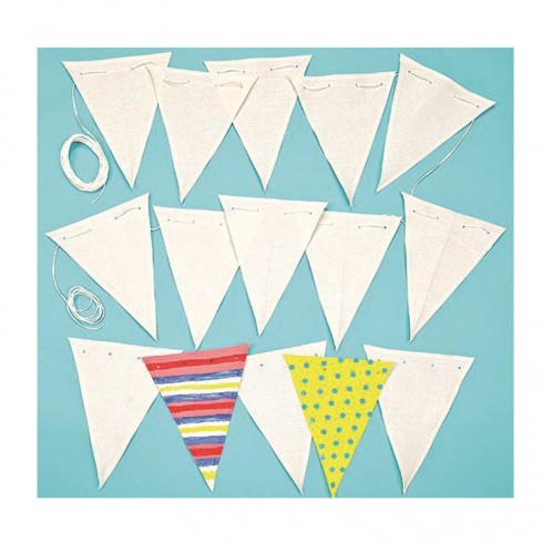Pennants With String To Decorate Pack 16
