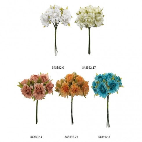 BOUQUETS 6 FLOWERS 343392 PACK 12