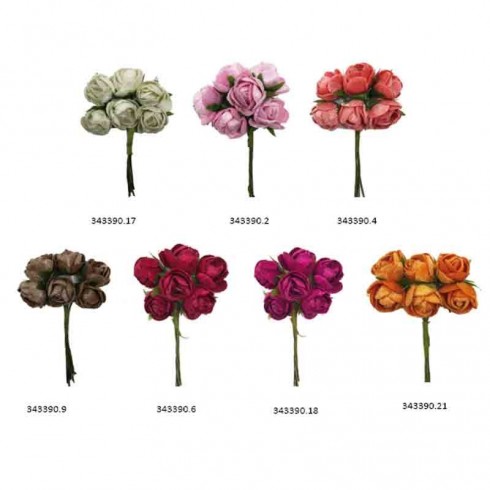 Bouquets 6 Flowers 343390 Pack 10