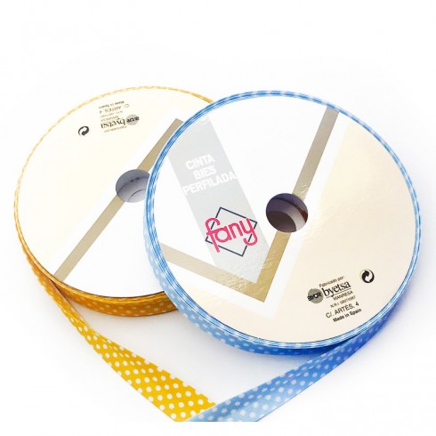 Polka Dot Bias Tape 30mm 25 meters