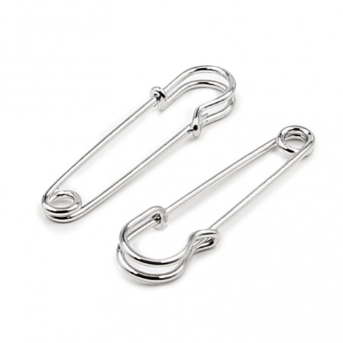Metal Skirt Safety Pin 64 mm Pack 12 Units
