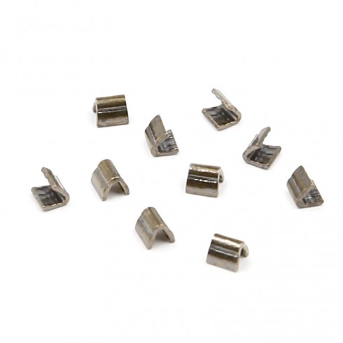 Upper stop for zippers 4 mm Pack 250