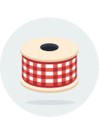 gingham ribbon